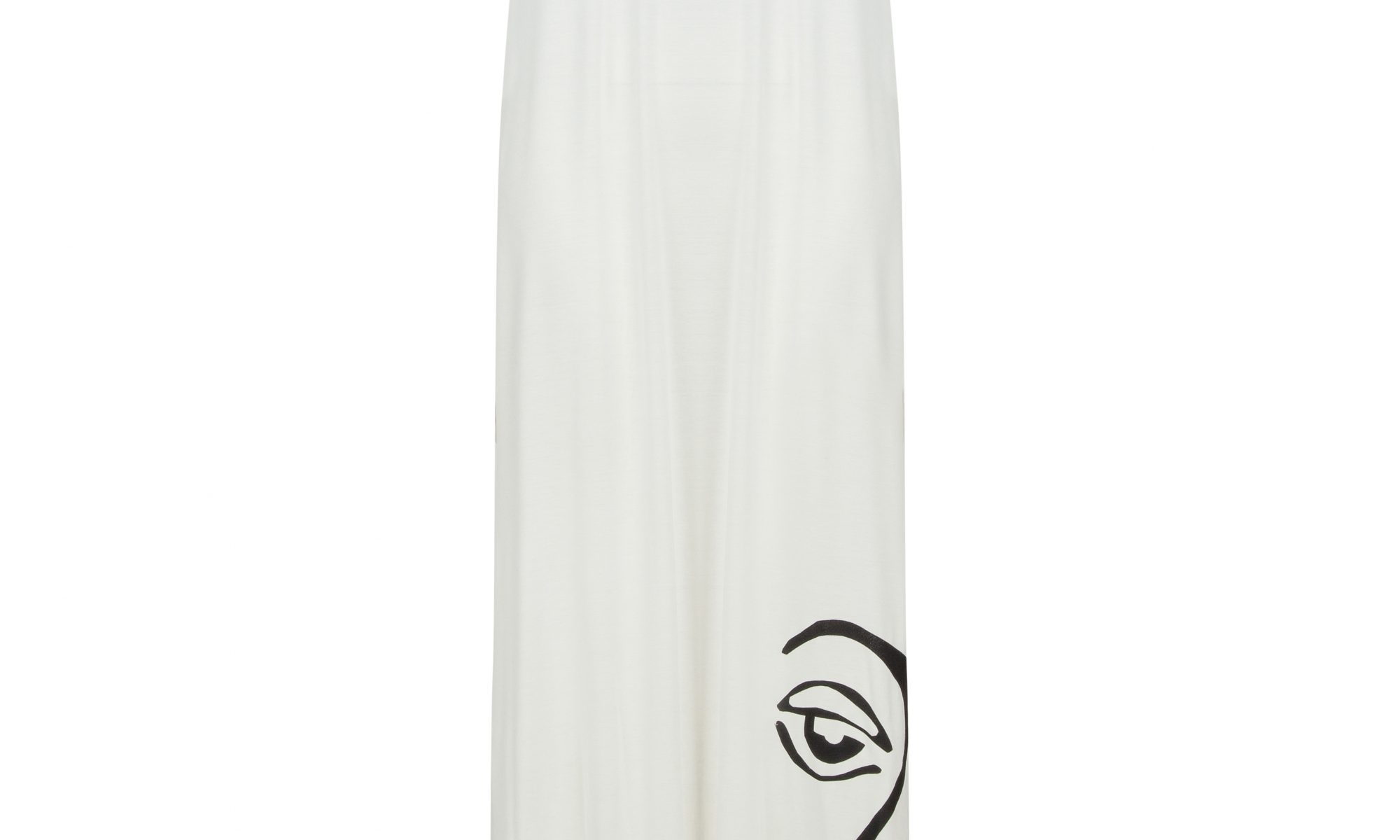 T-shirt maxi dress in ivory