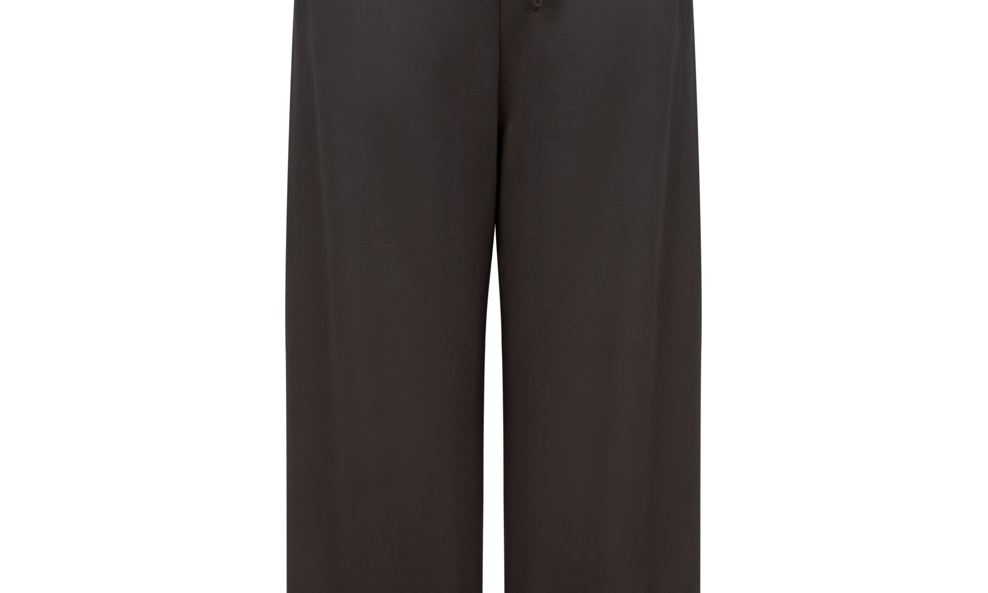 Wide leg trousers in dark grey