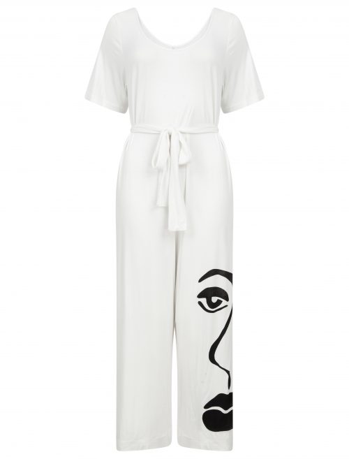jumpsuit in ivory